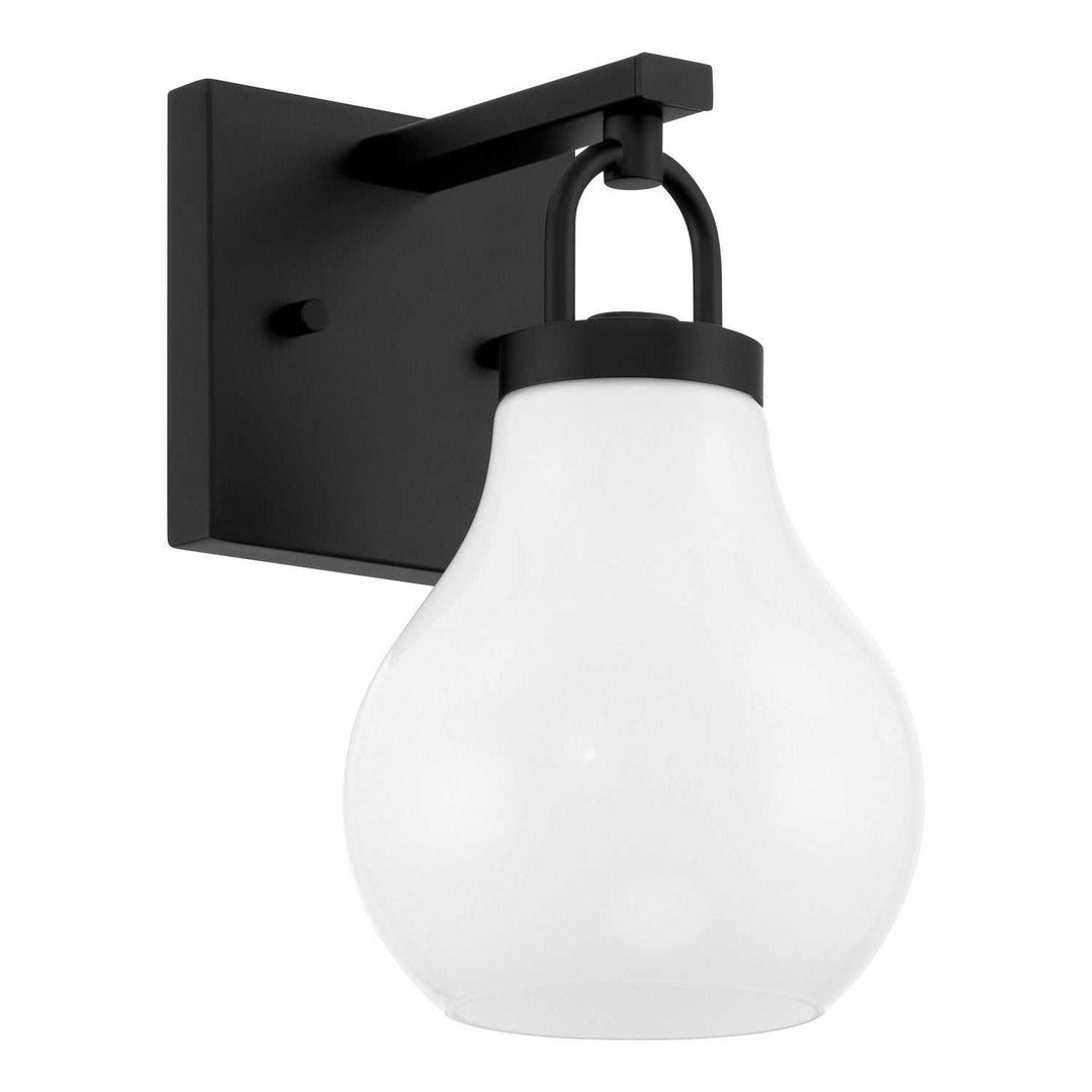 Mansfield One Light Vanity in Matte Black Thesis Canada