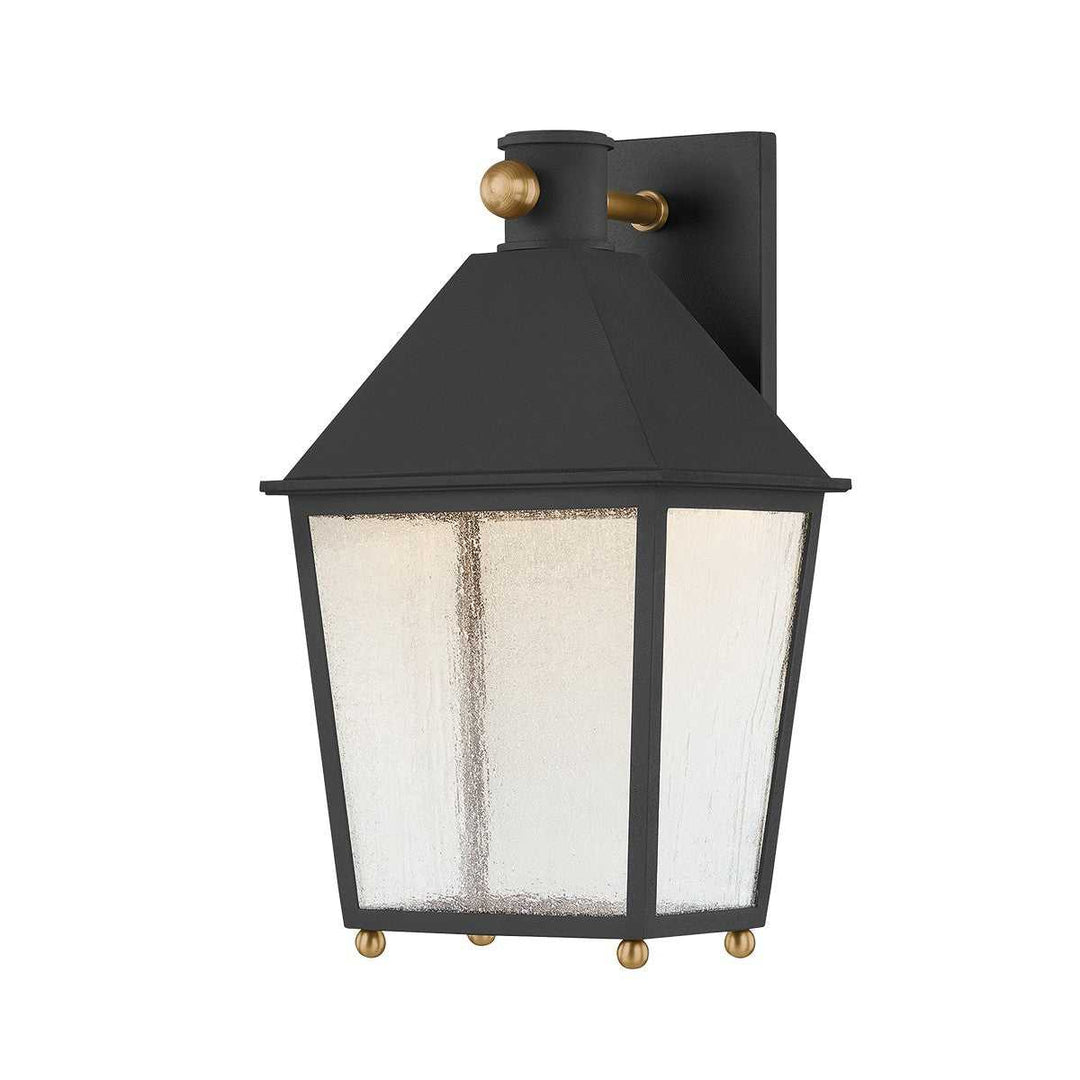 Troy Lighting Canada - B5716-TBK/PBR - One Light Wall Sconce - Gladden - Texture Black