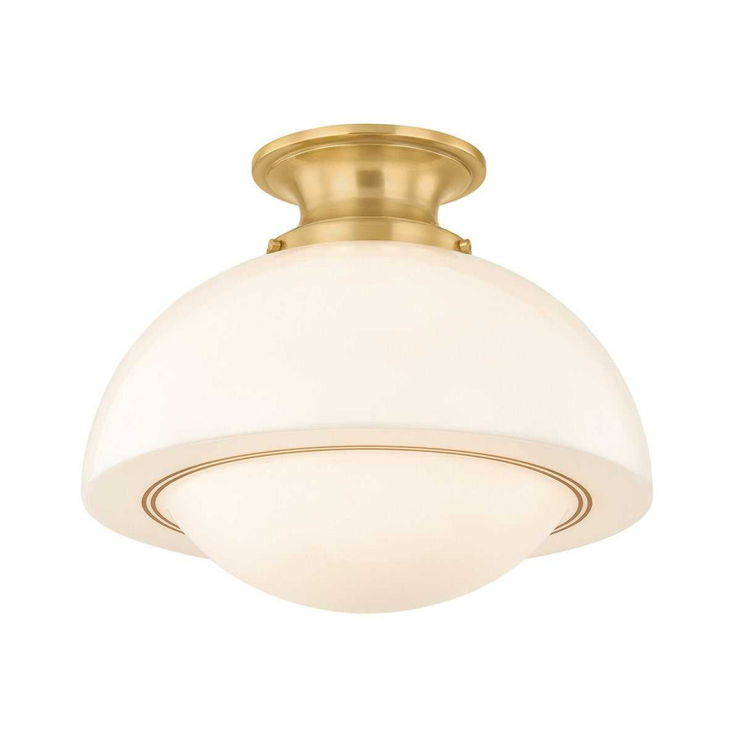 Mitzi Canada - H1090601L-AGB - One Light Semi Flush Mount - Celine - Aged Brass