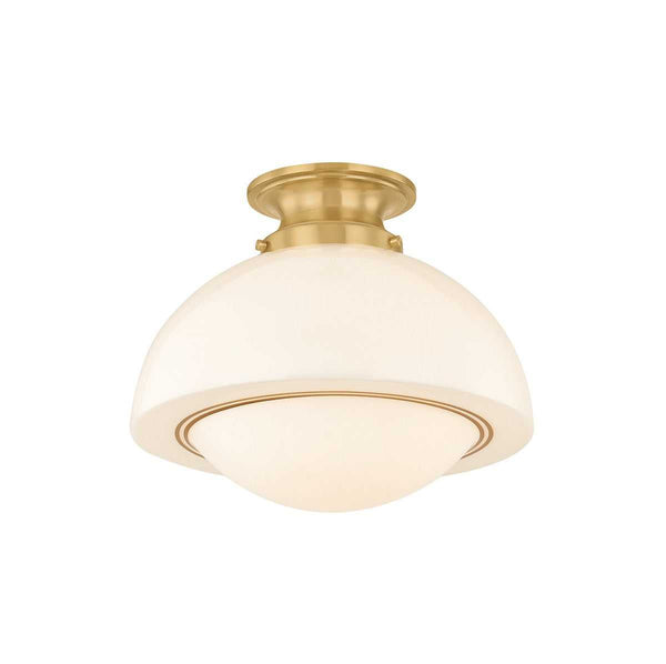 Mitzi Canada - H1090601S-AGB - One Light Semi Flush Mount - Celine - Aged Brass