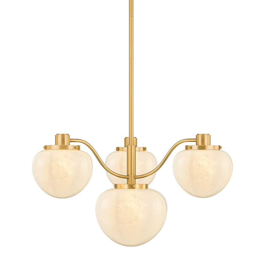 Mitzi Canada - H1093804-AGB - Four Light Chandelier - Kristen - Aged Brass