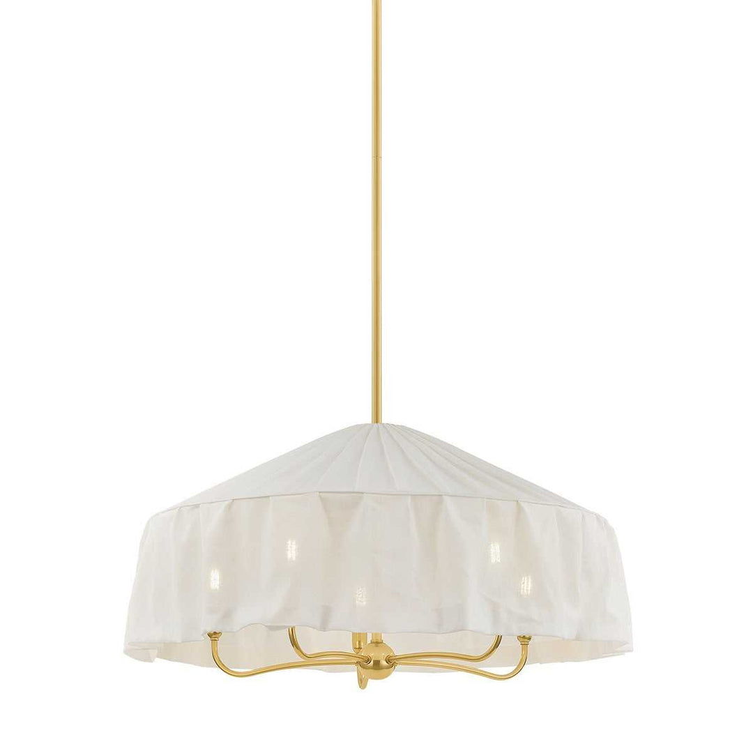 Mitzi Canada - H1109805-AGB - Five Light Pendant - Shivonne - Aged Brass