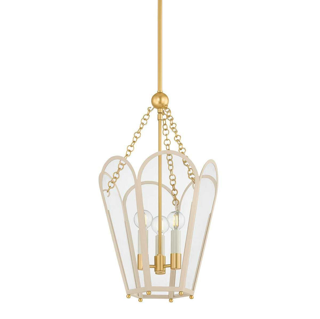 Mitzi Canada - H1132703-AGB/SBQ - Three Light Lantern - Clarisse - Aged Brass