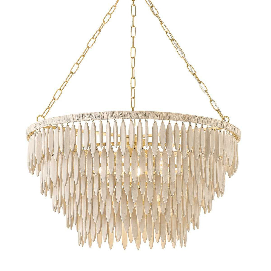 Mitzi Canada - H805805-AGB - Five Light Chandelier - Tiffany - Aged Brass