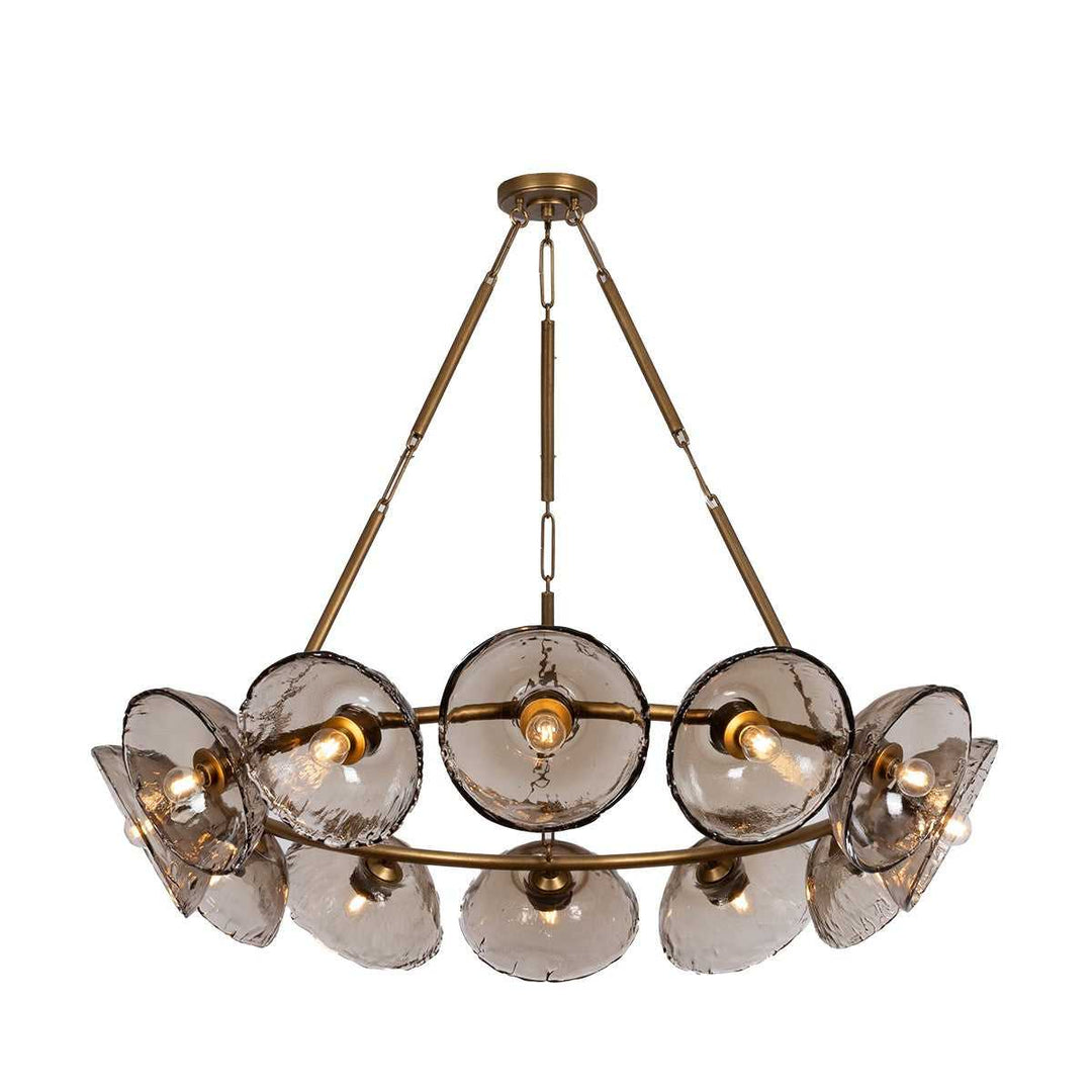 Troy Lighting Canada - F5448-PGL - 12 Light Chandelier - Diego - Patina Gold Leaf