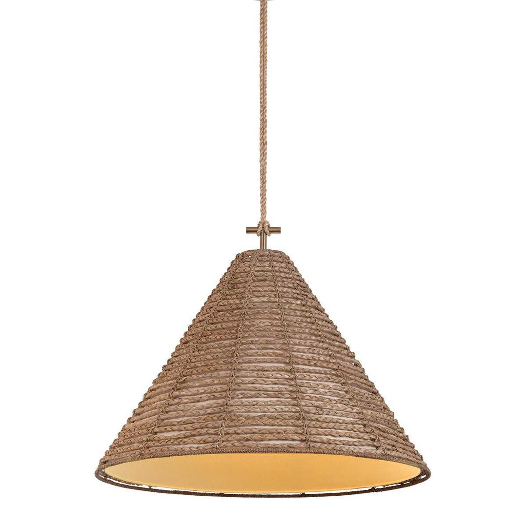 Troy Lighting Canada - F6030-PBR - One Light Pendant - Redwood - Patina Brass