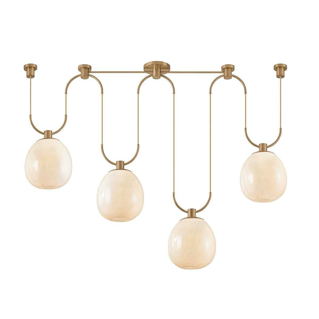 Troy Lighting Canada - F7558-PBR - Four Light Linear Pendant - Jove - Patina Brass