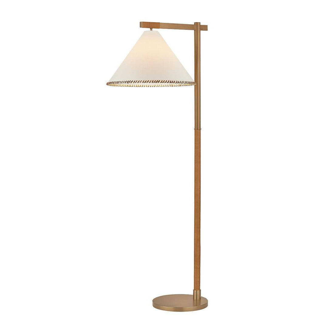 Troy Lighting Canada - PFL2560-PBR - One Light Floor Lamp - Stoney - Patina Brass