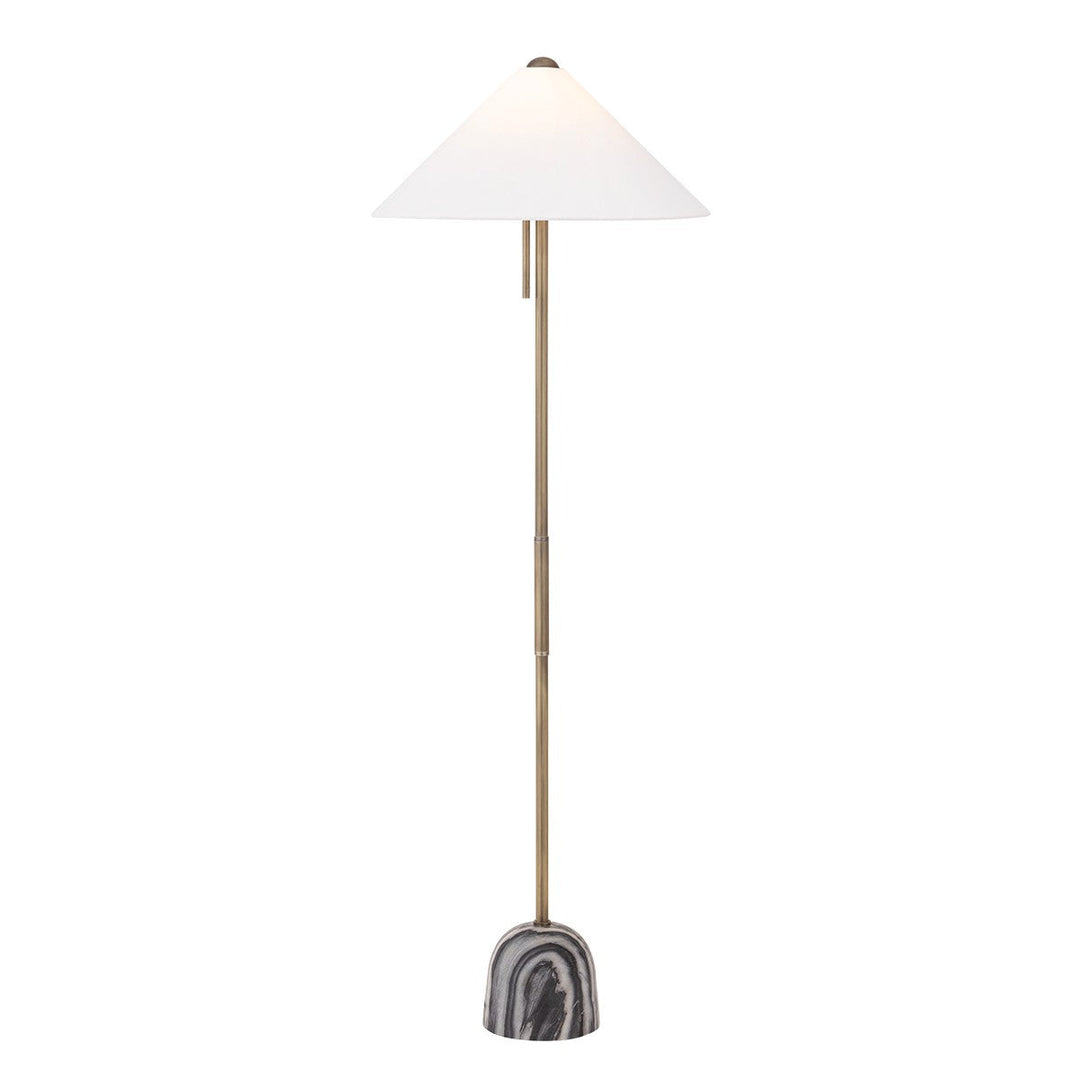 Troy Lighting Canada - PFL5064-PBR - One Light Floor Lamp - Millbrae - Patina Brass