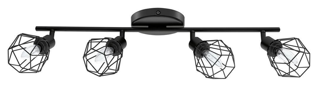 Eglo Canada - 202168A - Four Light Track - Zapata - Matte Black