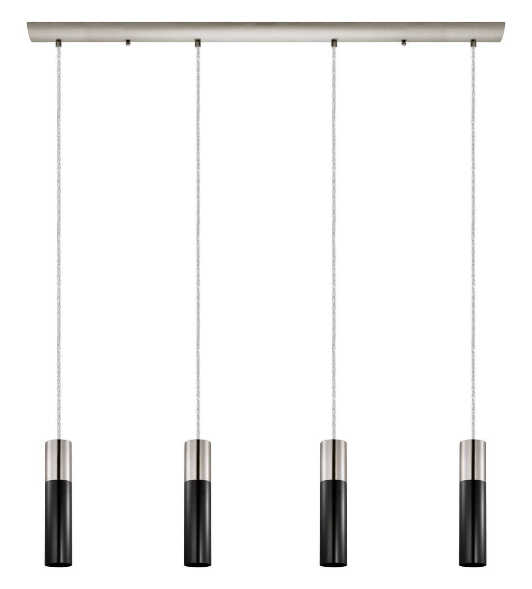Eglo Canada - 202301A - Four Light Pendant - Villora - Matte Nickel