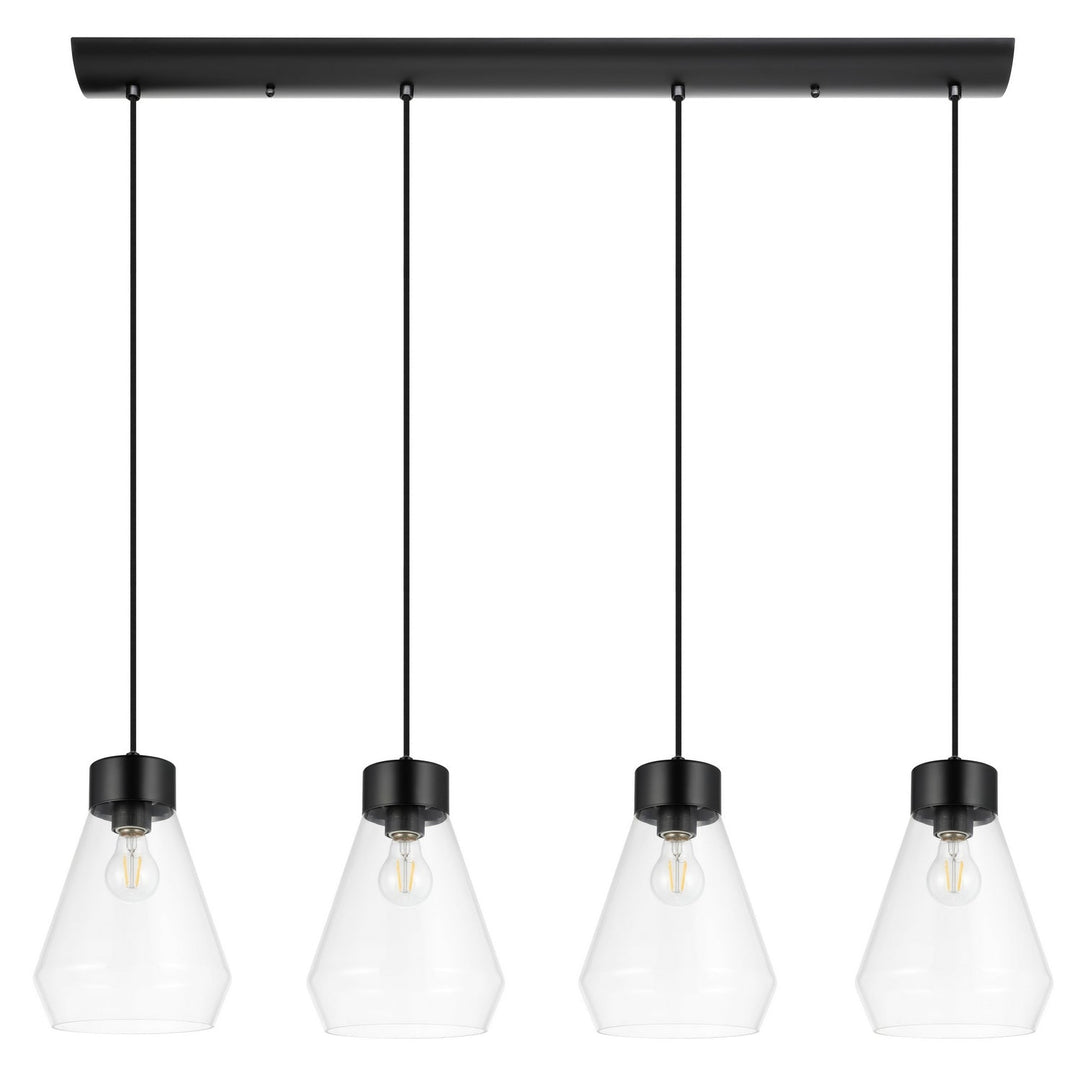 Montey Four Light Pendant in Matte Black Eglo Canada