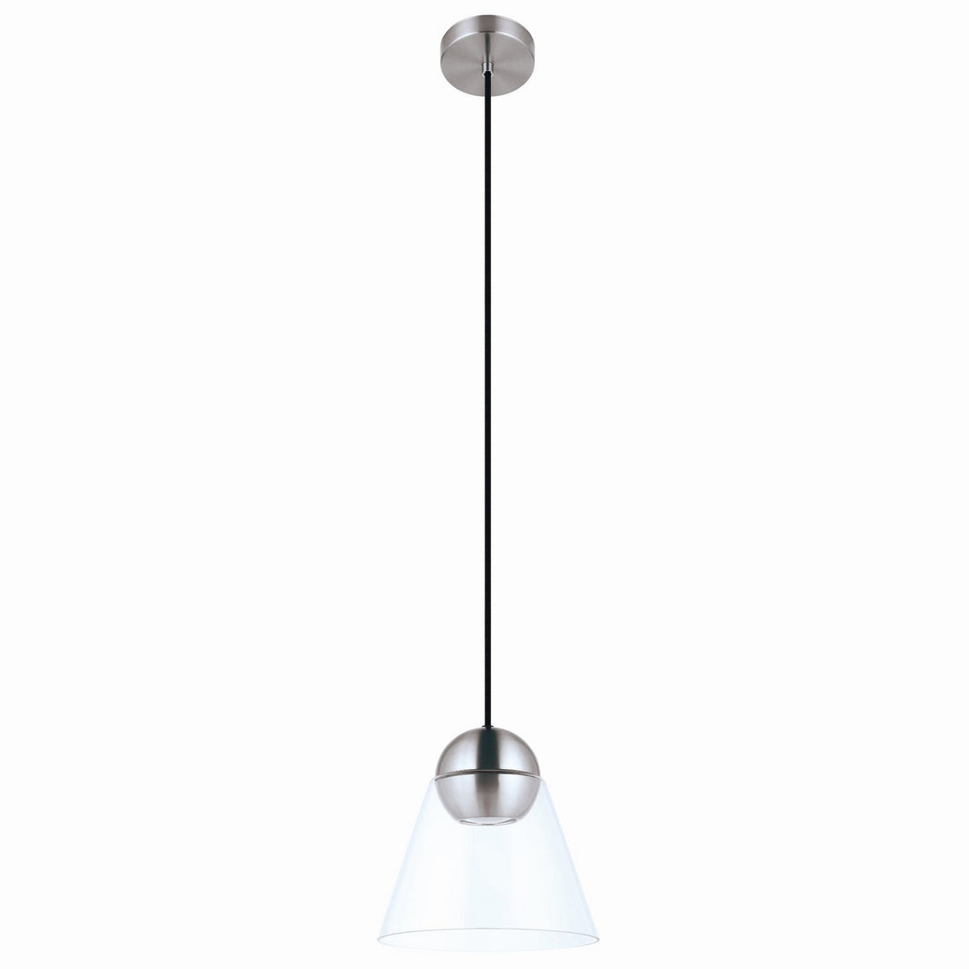 Cerasella LED Pendant in Matte Nickel Eglo Canada