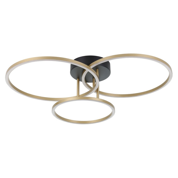 Eglo Canada - 205745A - LED Ceiling Mount - Boyal 2 - Gold And Structured Black