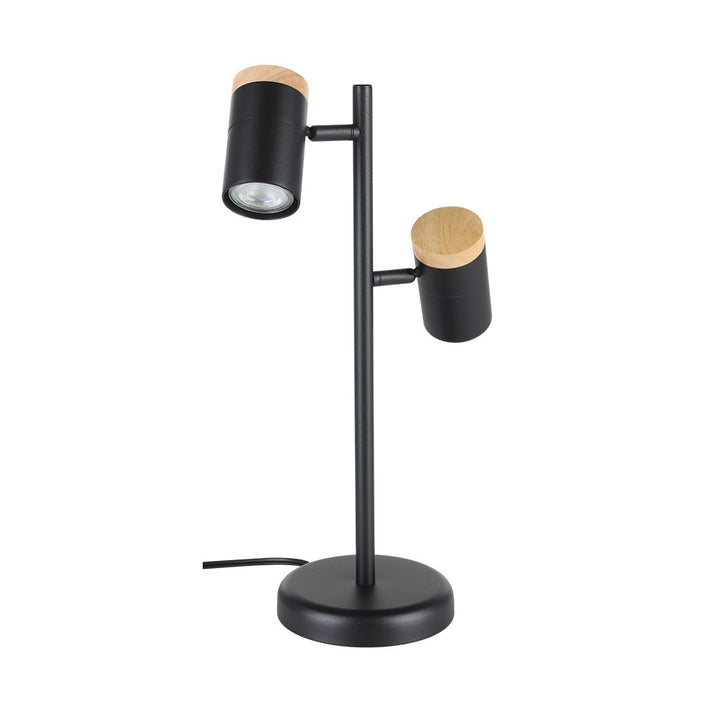 Eglo Canada - 205832A - LED Table Lamp - Chatterton - Structured Black And Wood