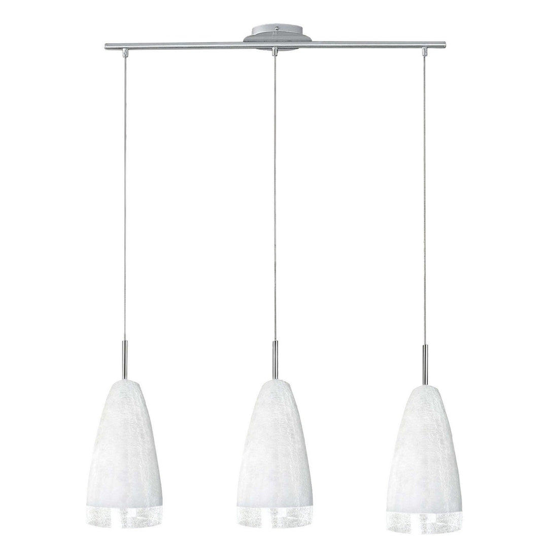 Crash Three Light Pendant in Matte Nickel Eglo Canada