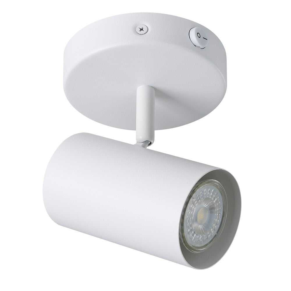 Calloway LED Wall Track Light in White Eglo Canada