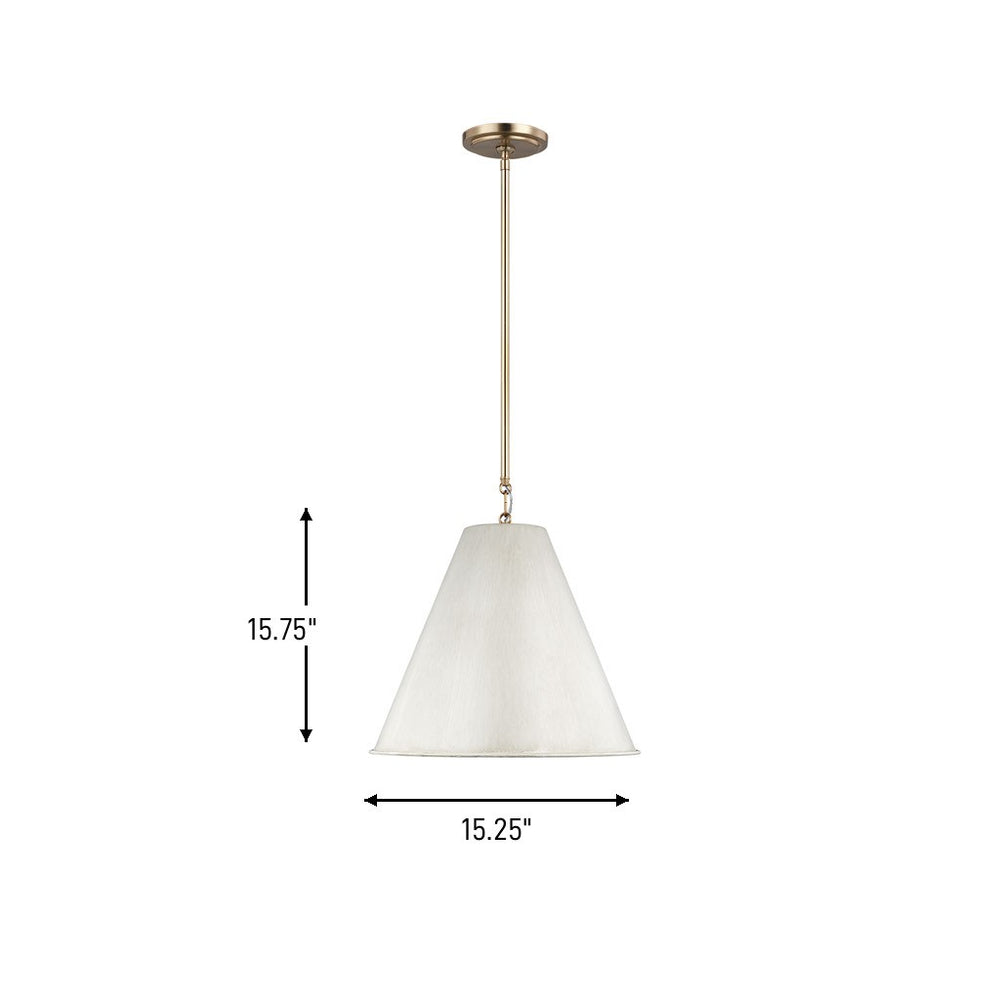 Visual Comfort Studio Canada - 6585101-817 - One Light Pendant - Gordon - Antique White