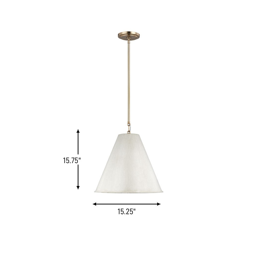 Visual Comfort Studio Canada - 6585101-817 - One Light Pendant - Gordon - Antique White