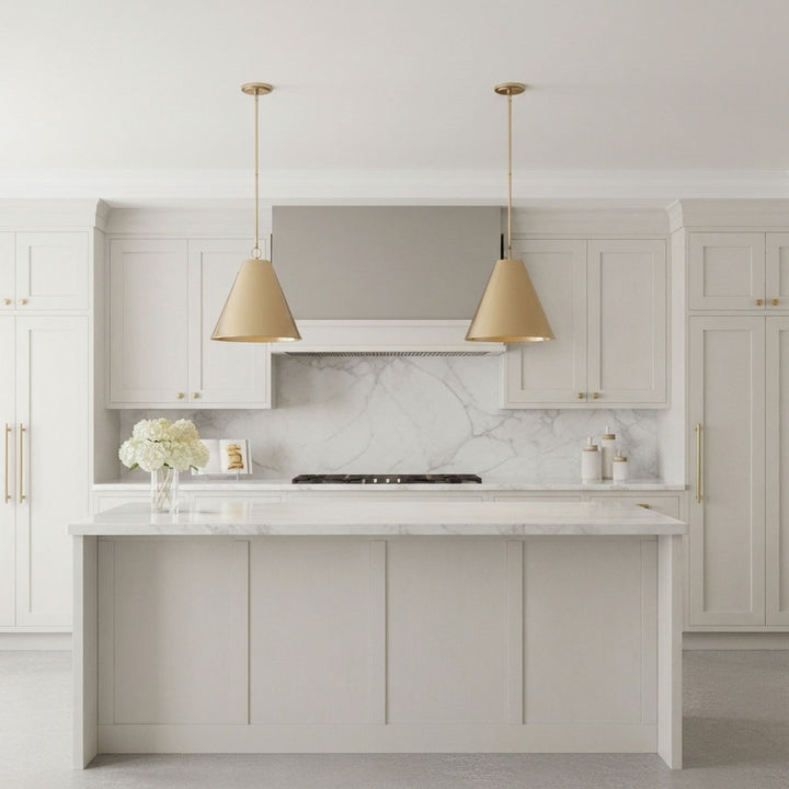 Visual Comfort Studio Canada - 6585101-848 - One Light Pendant - Gordon - Satin Brass