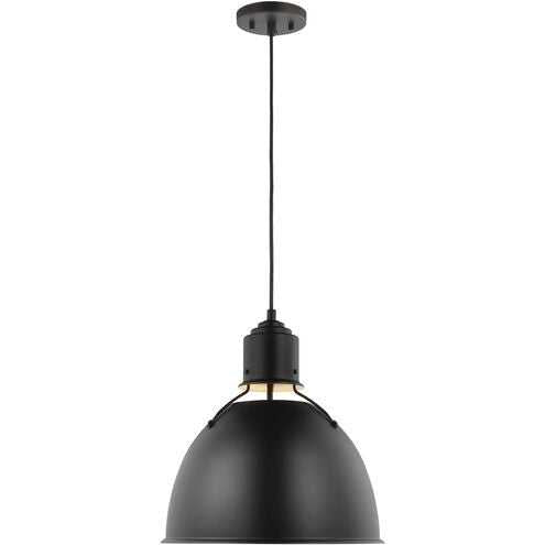 Visual Comfort Studio Canada - 6680301-112 - One Light Pendant - Huey - Midnight Black