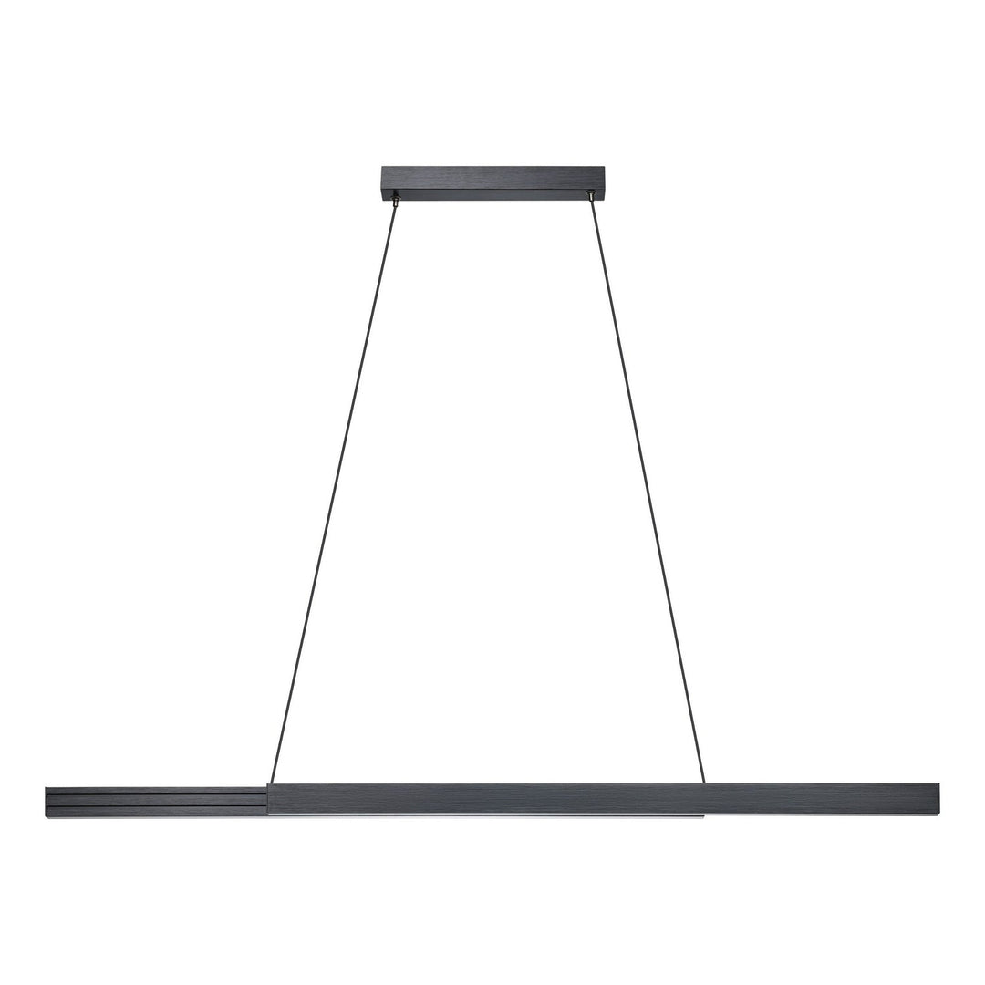 Montebuono LED Linear Pendant in Brushed Black Eglo Canada