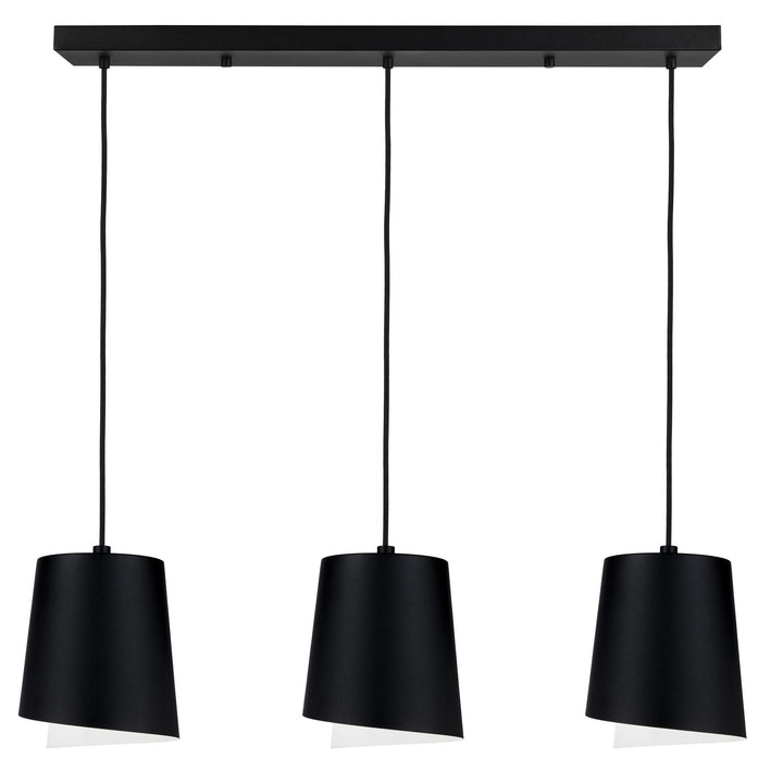 Eglo Canada - 206246A - Three Light Linear Pendant - Bolivia - Black