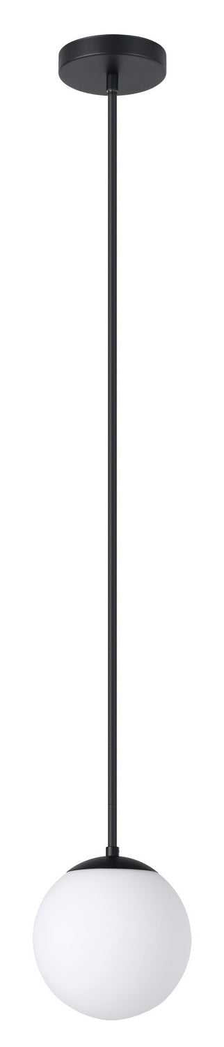 Rondo One Light Pendant in Black Eglo Canada