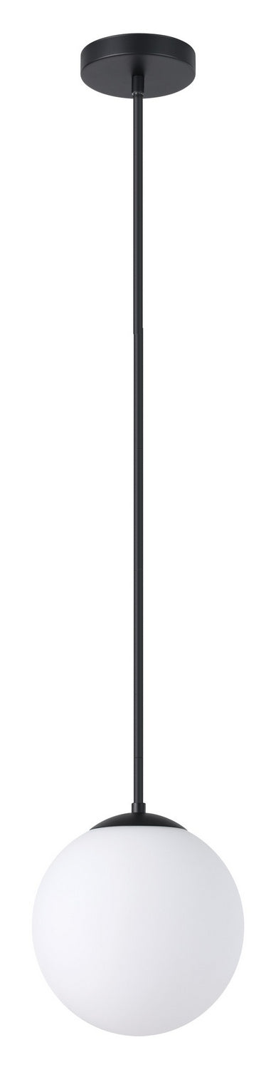 Rondo One Light Pendant in Black Eglo Canada