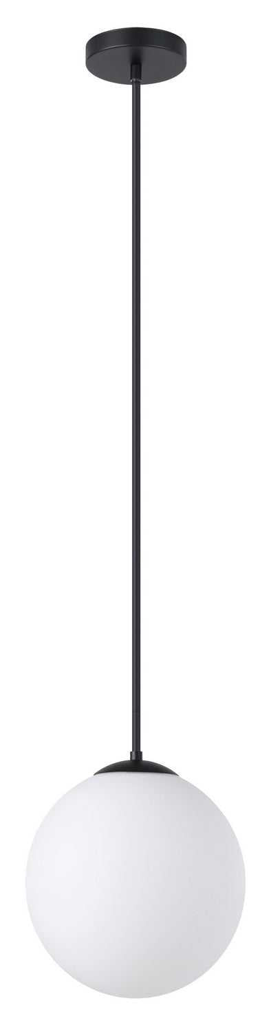 Rondo One Light Pendant in Black Eglo Canada