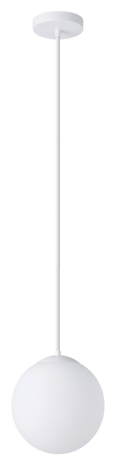 Rondo One Light Pendant in White Eglo Canada