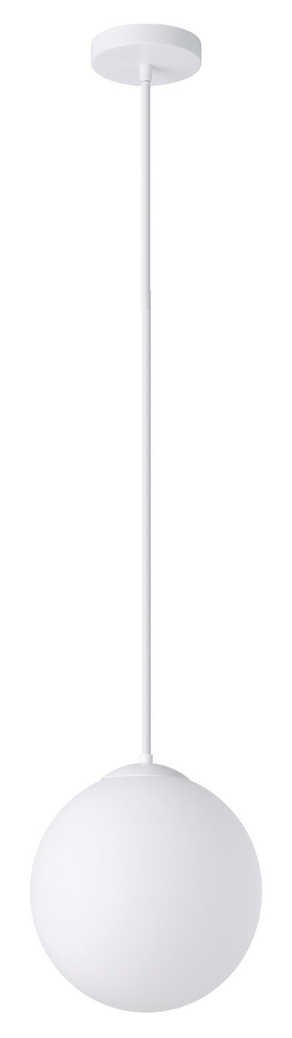 Rondo One Light Pendant in White Eglo Canada