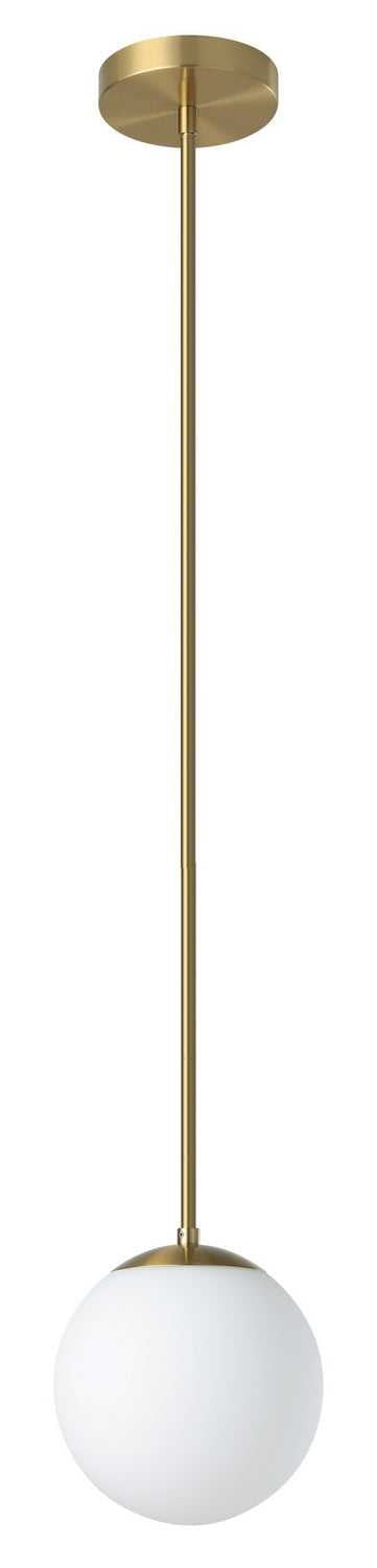 Rondo One Light Pendant in Brushed Brass Eglo Canada