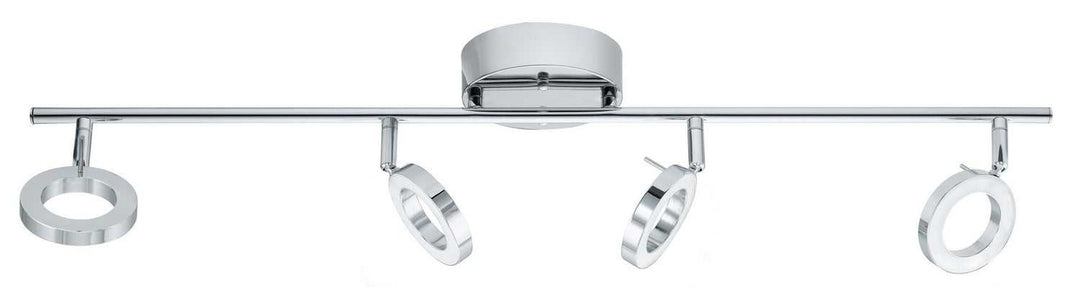 Naudella LED Fixed Track Light in Chrome Eglo Canada