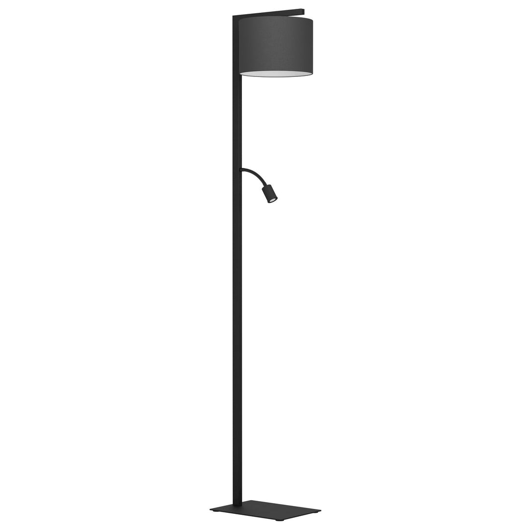Foligno One Light Floor Lamp in Black Eglo Canada