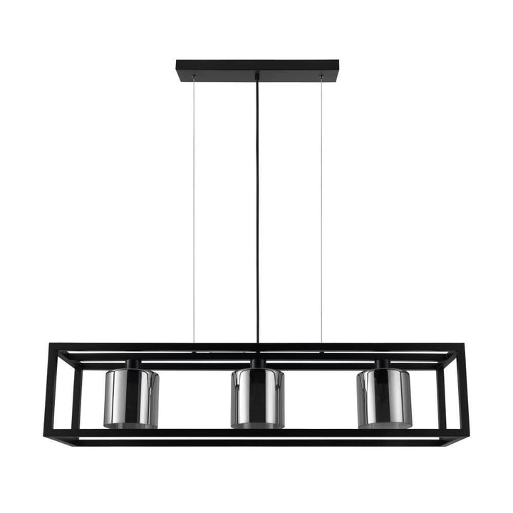 Eglo Canada - 390175A - Three Light Pendant - Brisling - Black