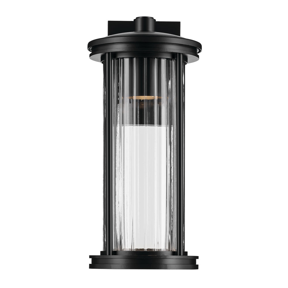Kichler Canada - 59023BKDS - One Light Outdoor Wall Mount - Barras - Black