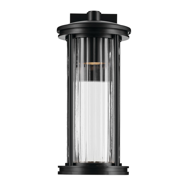 Kichler Canada - 59023BKDS - One Light Outdoor Wall Mount - Barras - Black