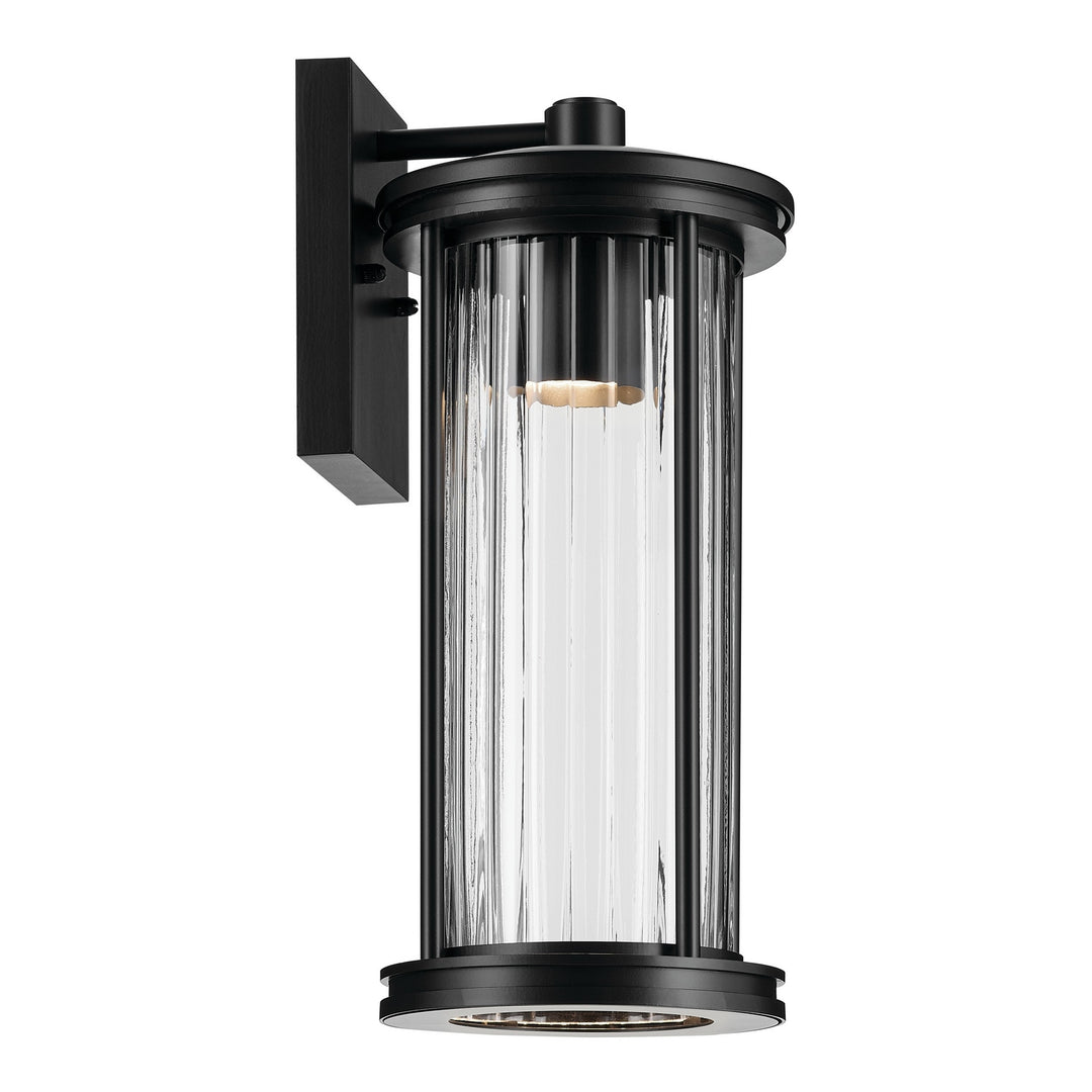 Kichler Canada - 59023BKDS - One Light Outdoor Wall Mount - Barras - Black