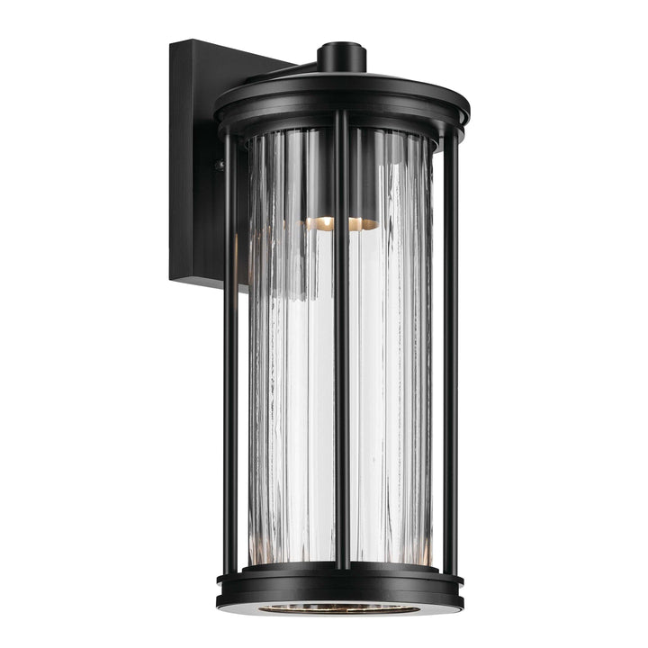 Kichler Canada - 59023BKDS - One Light Outdoor Wall Mount - Barras - Black