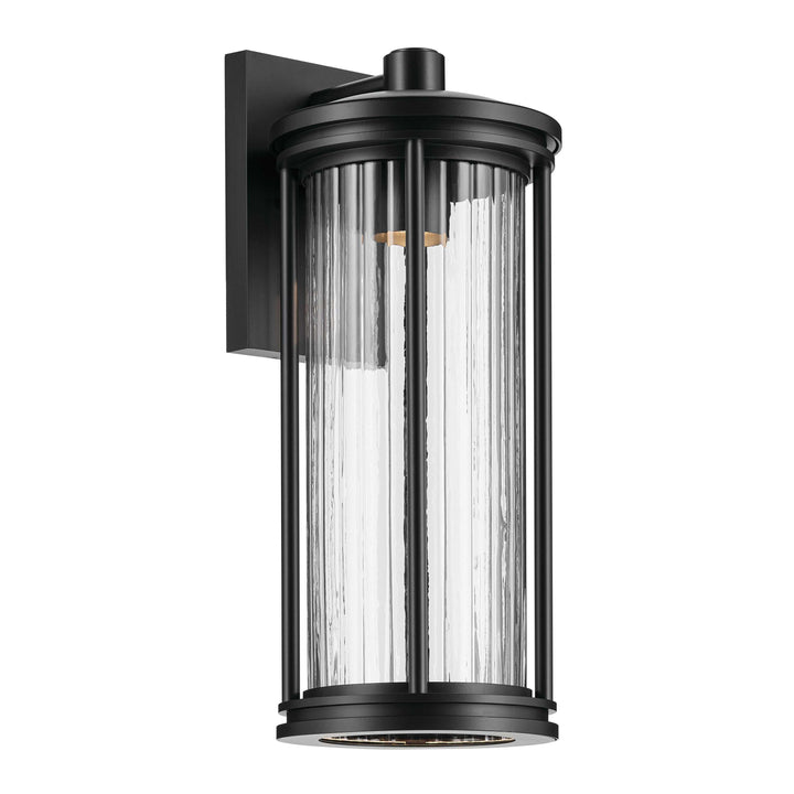 Kichler Canada - 59024BKDS - One Light Outdoor Wall Mount - Barras - Black