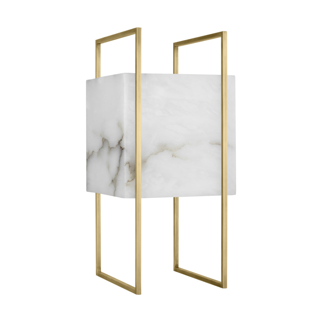 Aloft LED Table Lamp in Hand-Rubbed Antique Brass Visual Comfort Modern
