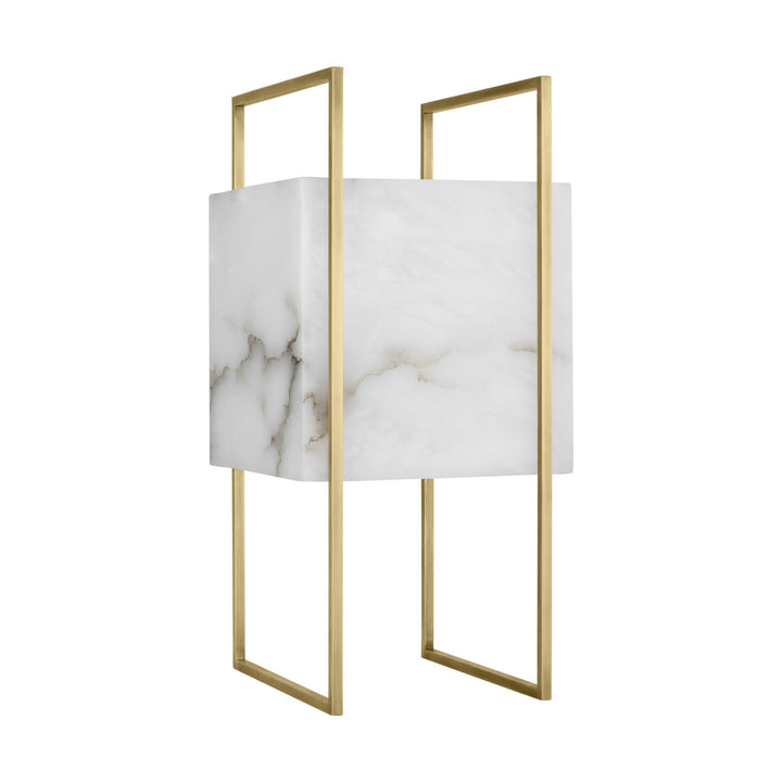 Aloft LED Table Lamp in Hand-Rubbed Antique Brass Visual Comfort Modern