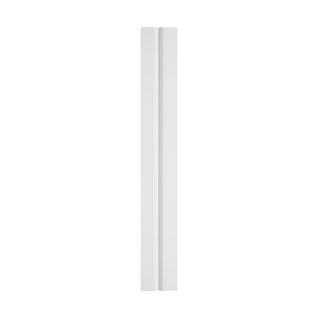 Cloak LED Vanity in Matte White Visual Comfort Modern
