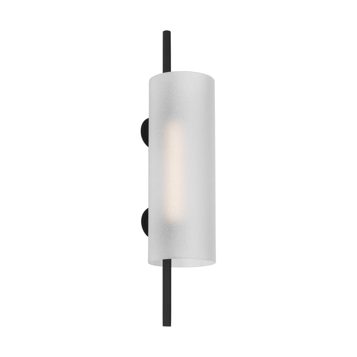 Trace LED Wall Sconce in Nightshade Black Visual Comfort Modern