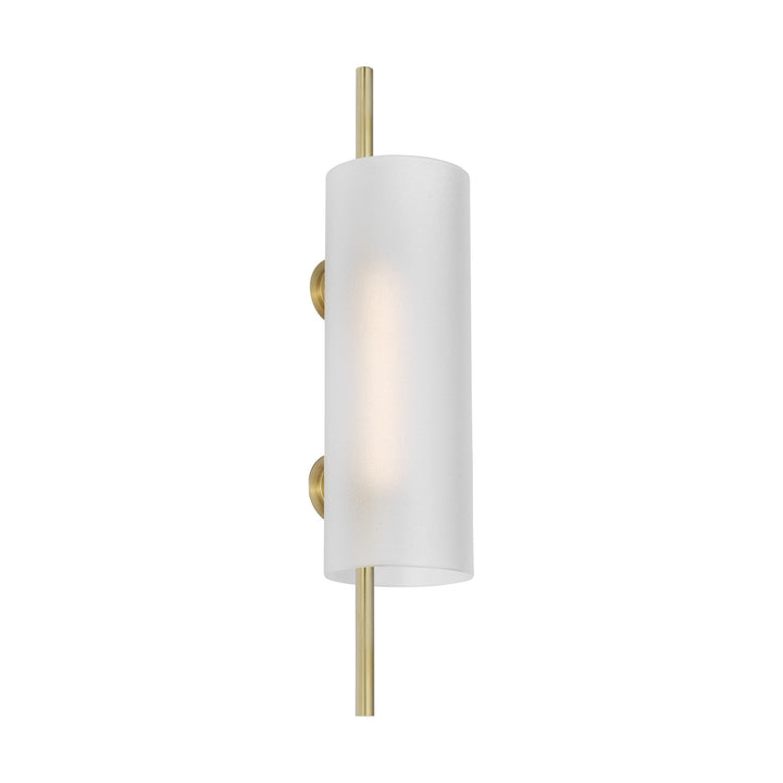 Trace LED Wall Sconce in Hand-Rubbed Antique Brass Visual Comfort Modern