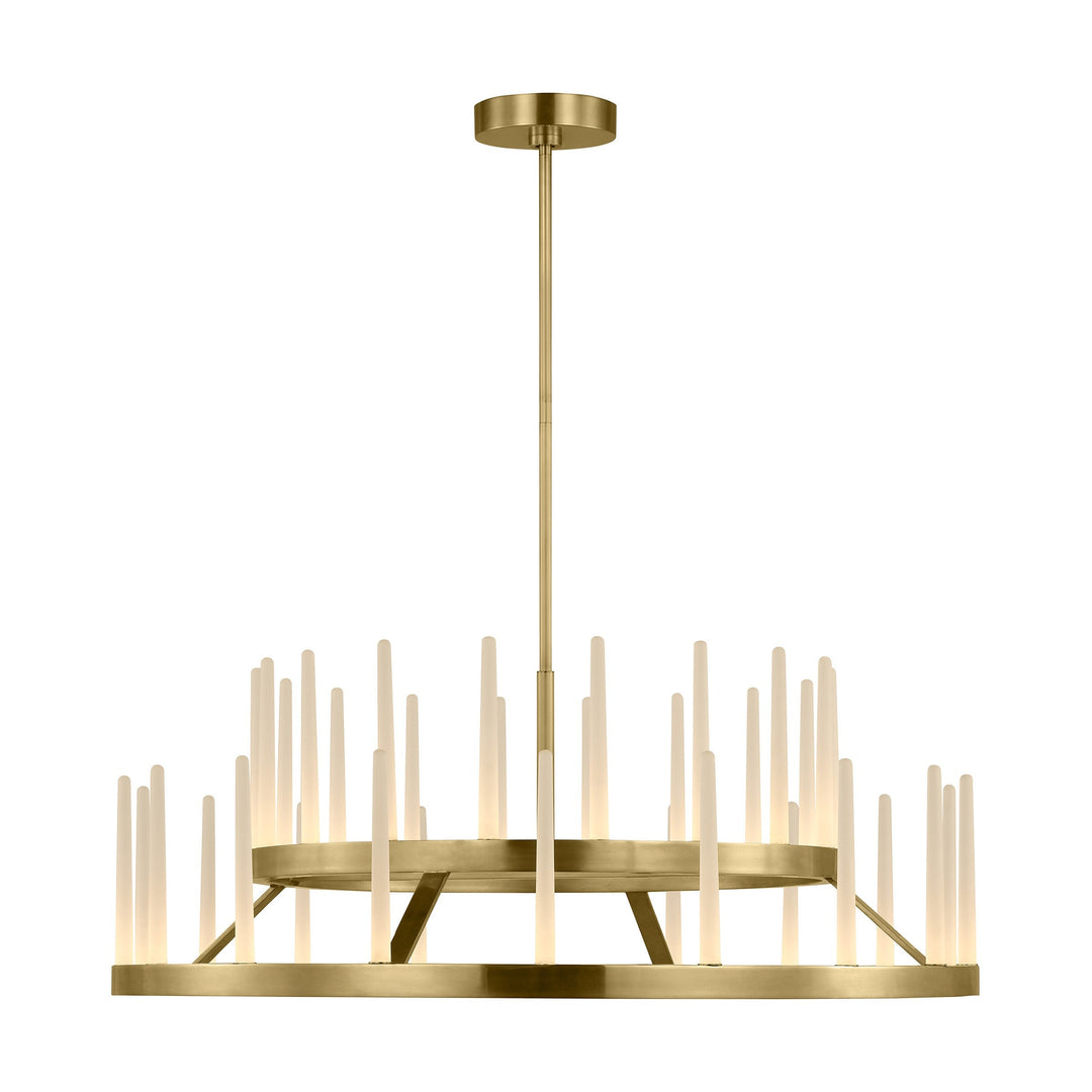 Sagrada LED Chandelier in Hand-Rubbed Antique Brass Visual Comfort Modern