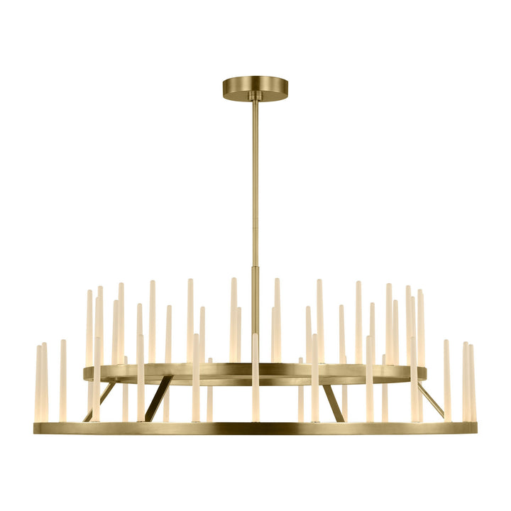 Sagrada LED Chandelier in Hand-Rubbed Antique Brass Visual Comfort Modern