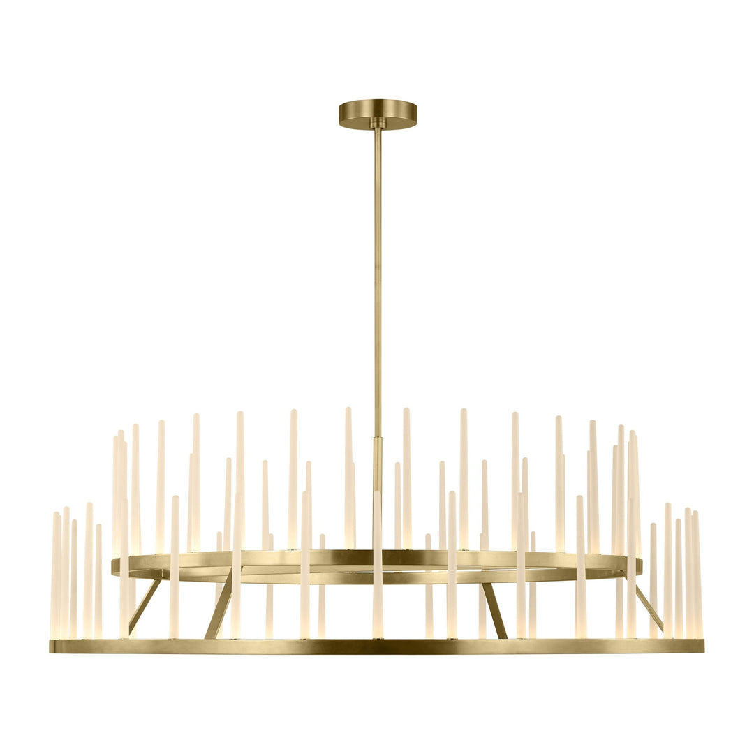 Sagrada LED Chandelier in Hand-Rubbed Antique Brass Visual Comfort Modern