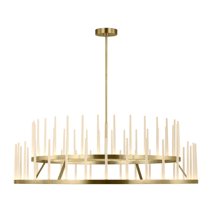 Sagrada LED Chandelier in Hand-Rubbed Antique Brass Visual Comfort Modern